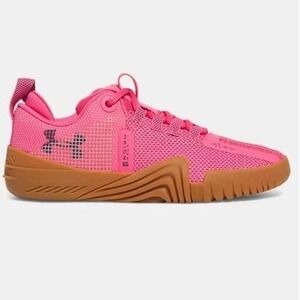 Under Armour TriBase Reign 6 Pink Gum Training Shoes Womens Sneakers Size